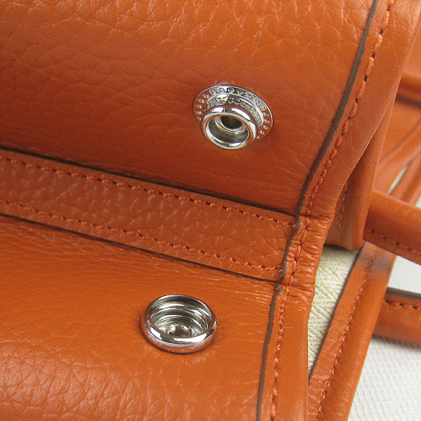 7A Hermes Garden Party Bag Orange H2805 Replica